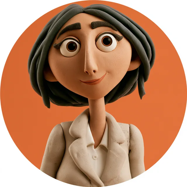 Jeanne, agent IA ressources humaines, personnage en pâte à modeler